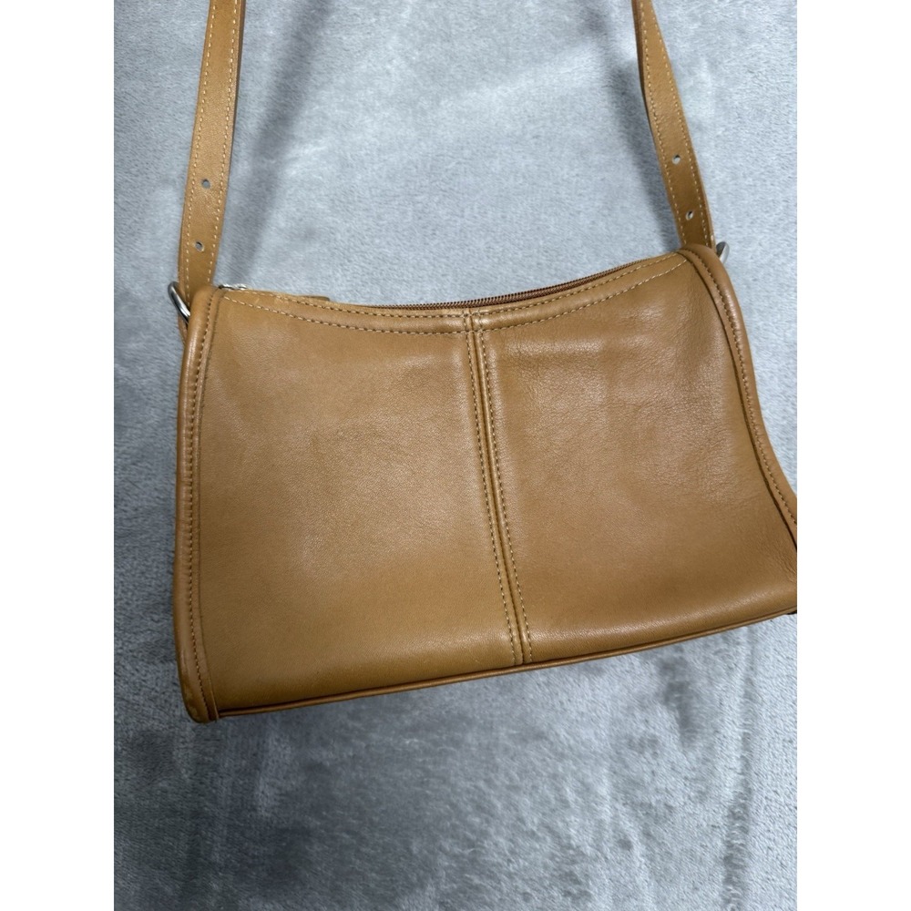Vintage Coach Tan Soho Bag 4104 Demi Zip Purse Shoulder Costa Rica 1998 90s - Picture 6 of 13